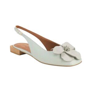 ANGEL ALARCON Made In Spain Leather Slingback Flats